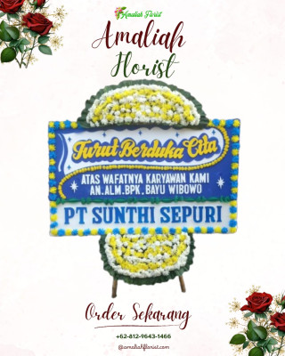 Papan Bunga Duka di Sungaijawi Luar