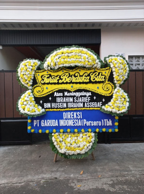 Papan Bunga Duka di Sungaijawi Luar