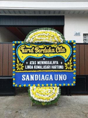 Papan Bunga Duka di Sungaijawi Luar